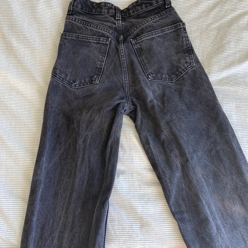 Wide leg dark wash Zara jeans